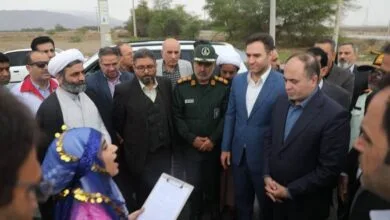 ورود وزیر جهاد کشاورزی به تنگستان